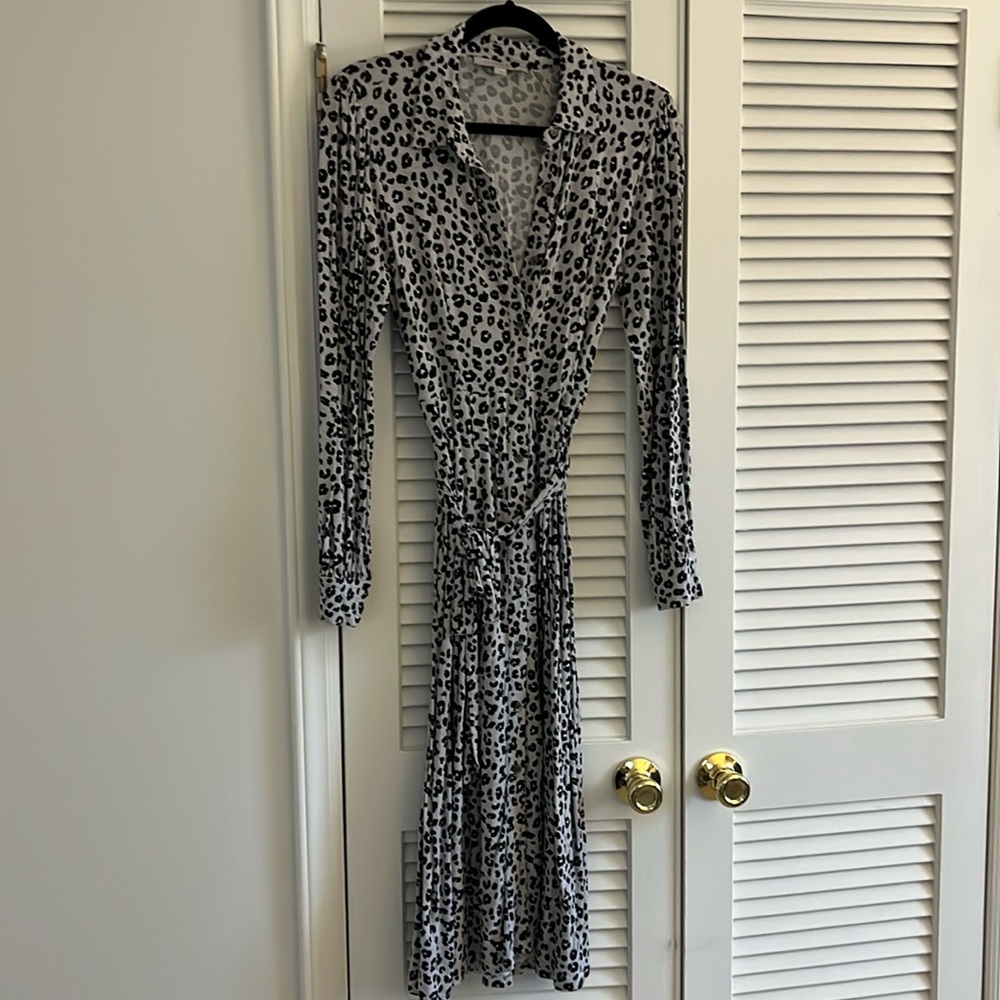 Loft button down dress